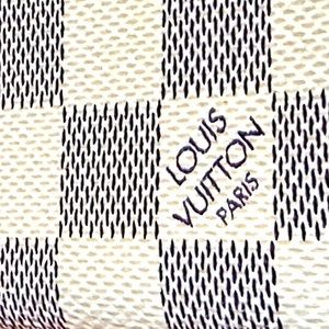 Authentic Louis Vuitton Damier Azur Wallet & Key Chain